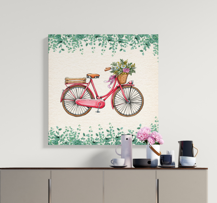 Tableau Vélo vintage rustique - TenStickers