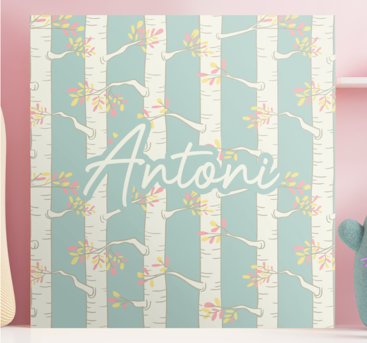 Tableau fleurs et plantes fleurs de bouleau - TenStickers