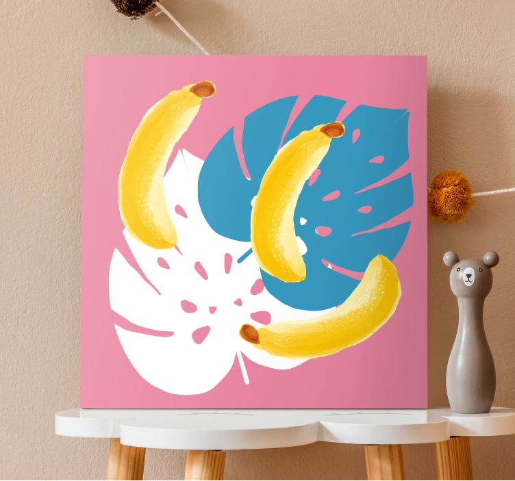 Tableau fruits bananes tropicales - TenStickers