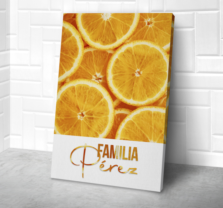 Tableau fruits naranja - TenStickers