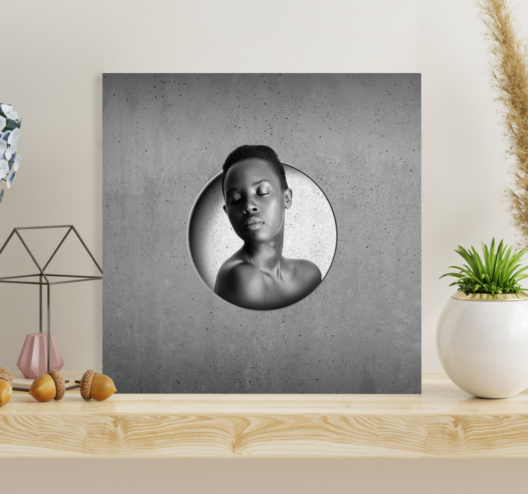 Tableau personnalisé En béton brut personnalisable - TenStickers