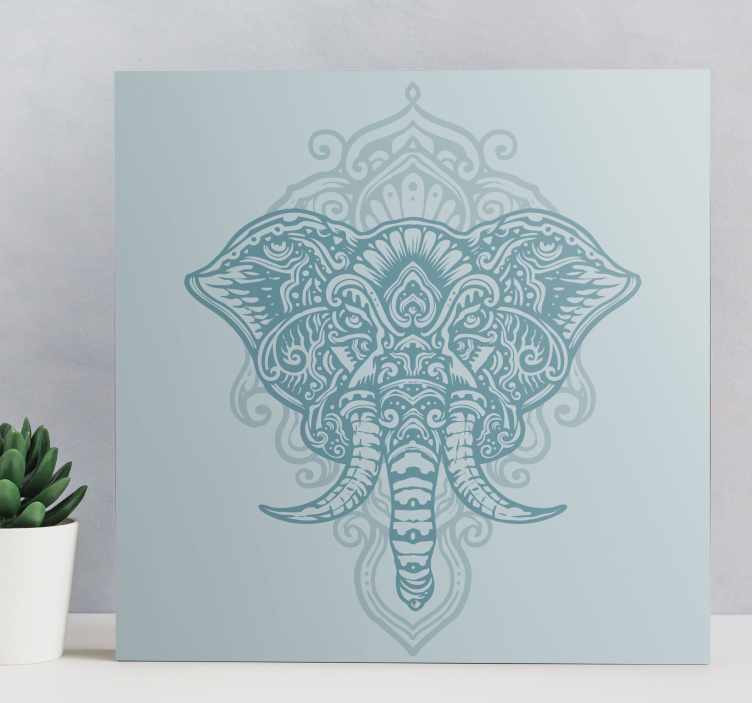 Tableau mandala d'éléphant - TenStickers