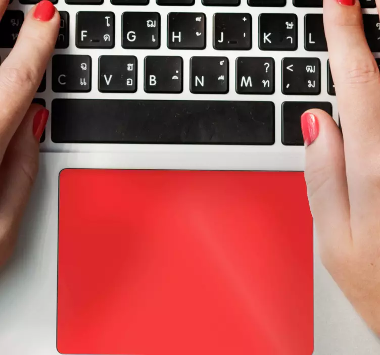 Sticker ordinateur portable couleur unie pour touchpad - TenStickers