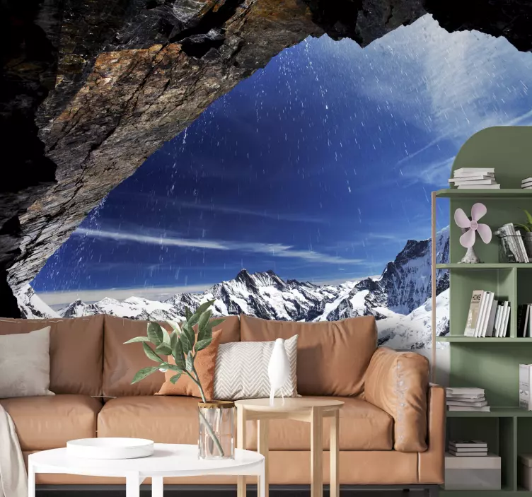 Photo murale caverne montagne - TenStickers