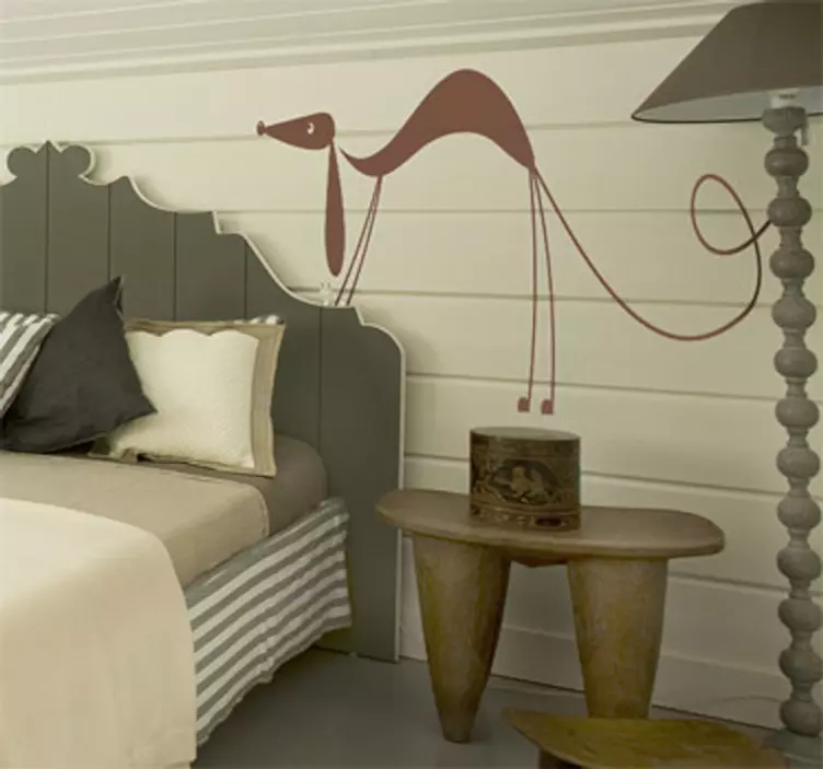 Adhésif décoratif chien saucisse - TenStickers