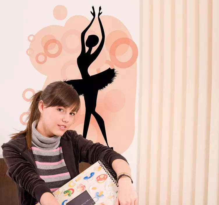 Sticker danseuse ballet pop - TenStickers