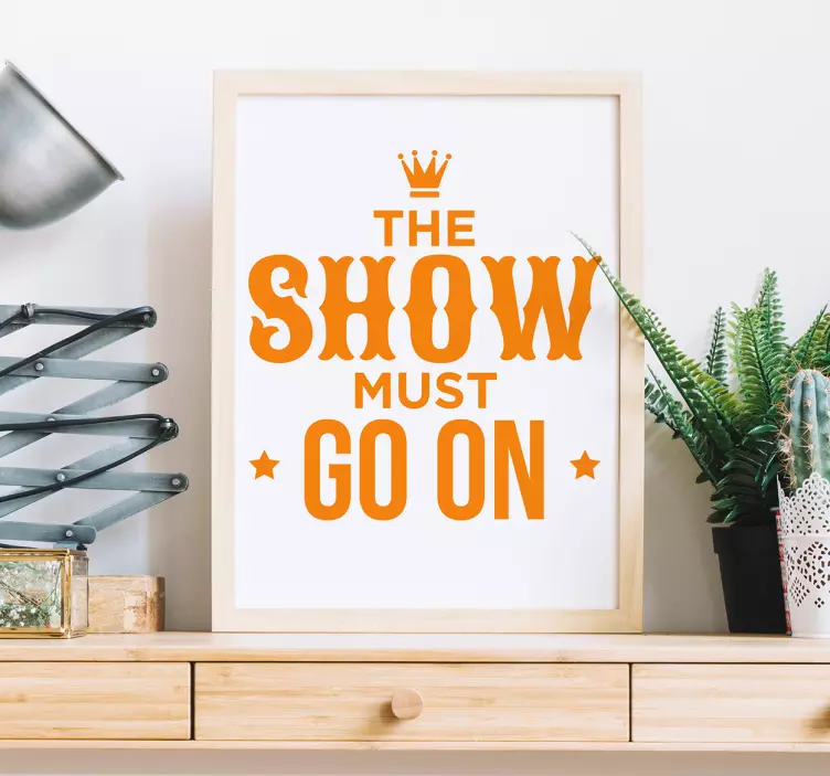 Sticker Mural Message Queen - TenStickers