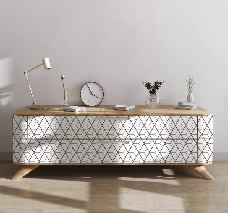 Sticker meuble motif scandinave - TenStickers