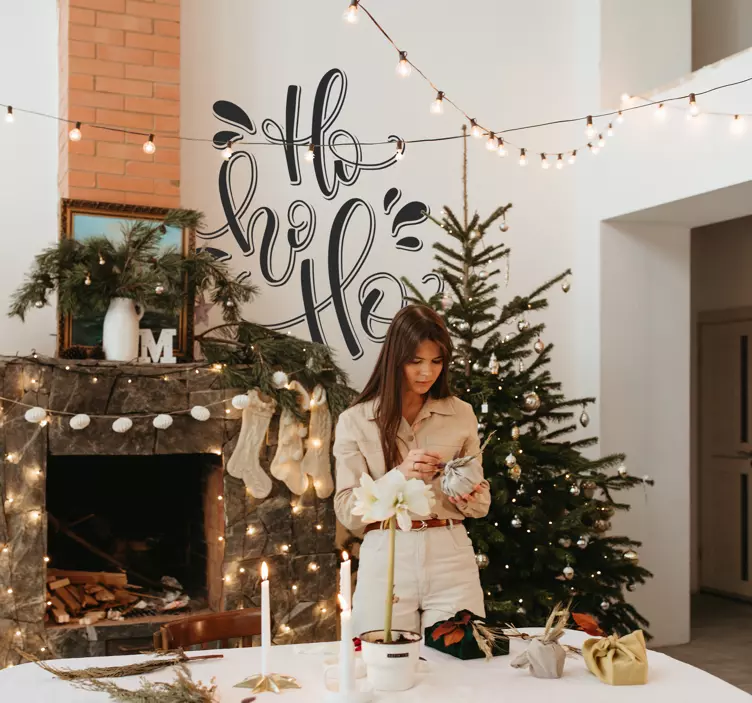 Sticker Noël Hohoho noël - TenStickers