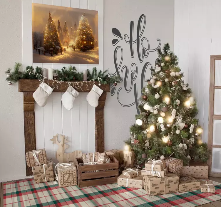 Sticker Noël Hohoho noël - TenStickers