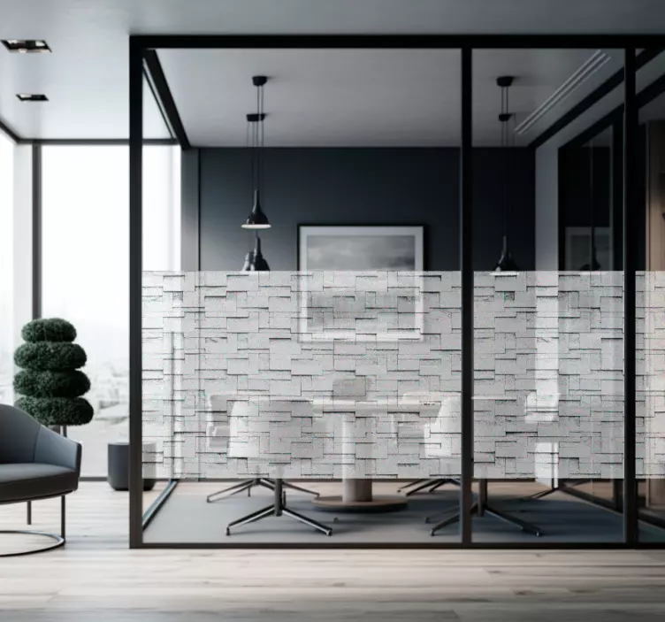 Sticker vitre texture translucide - TenStickers