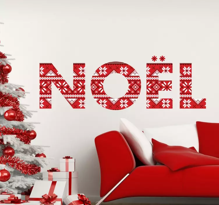 Sticker noel texte - TenStickers