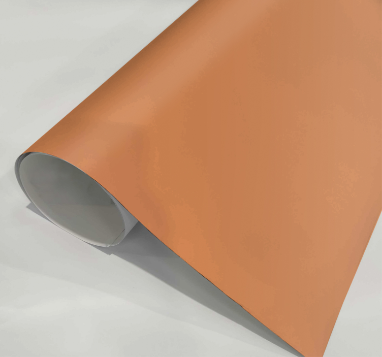 Autocollant couleurs unies abricot écrasé - TenStickers