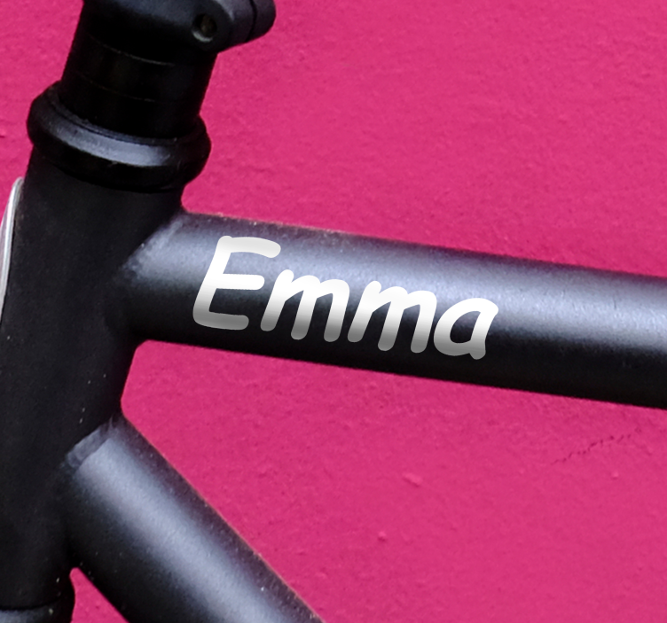 Sticker vélo style manuscrit - TenStickers