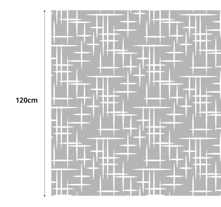 Sticker paroi de douche lignes modernes - TenStickers