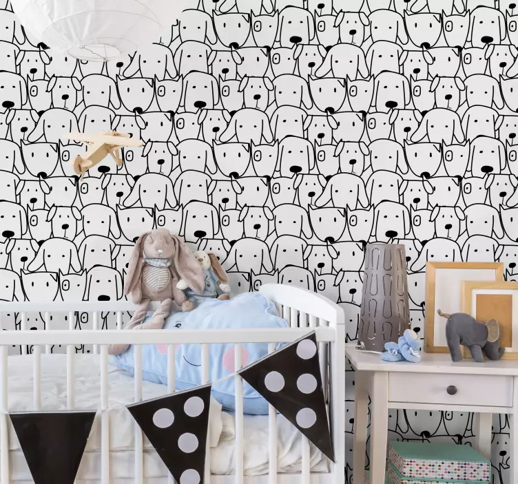 adhesif deco drôle de chiens - TenStickers