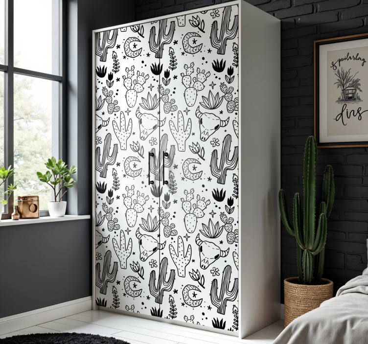 Adhésif meuble désert - TenStickers