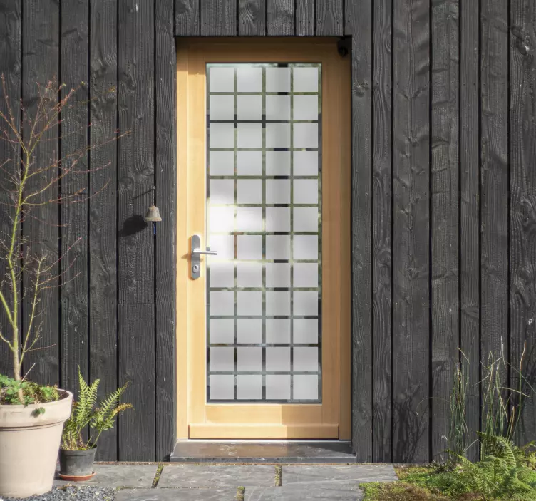 Sticker porte carré occultant - TenStickers