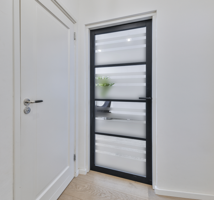 Sticker Ligne Lignes pour porte - TenStickers