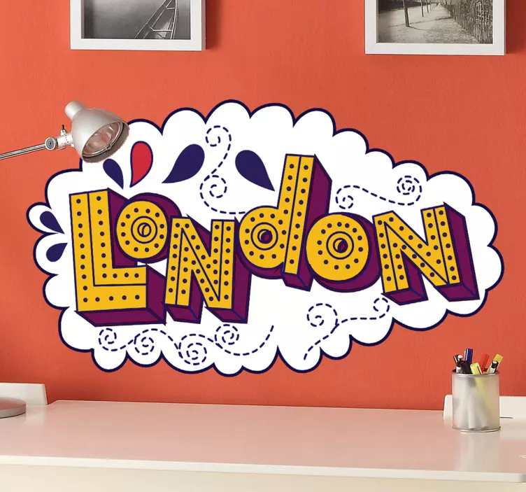 Autocollant mural dessin London - TenStickers