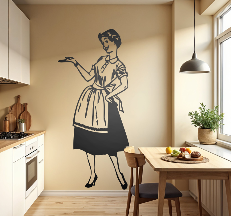 Autocollant mural lady in the house - TenStickers