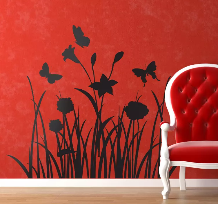 Autocollant mural paysage champêtre - TenStickers