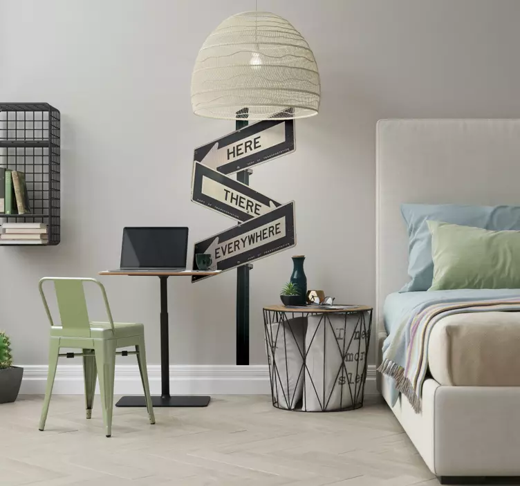 Sticker panneau de signalisation Panneaux de signalisation - TenStickers