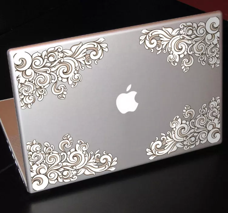Autocollant PC portable ornements - TenStickers