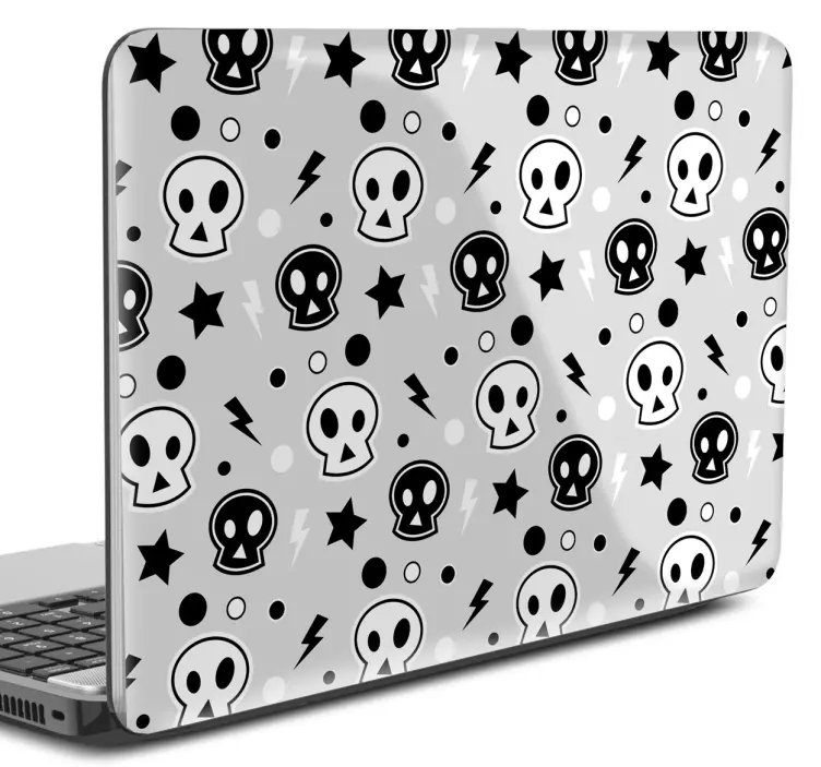 Autocollant pc portable punk - TenStickers