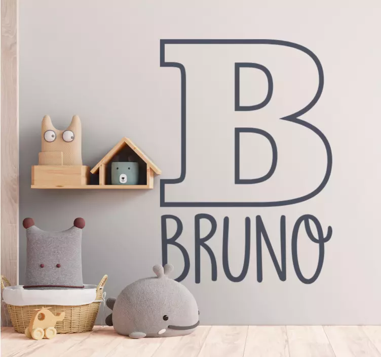 Sticker Personnalisé Nom décrit - TenStickers