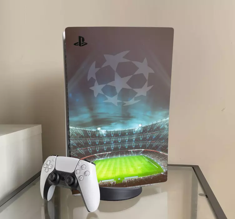Sticker PS5 stade de football des champions - TenStickers