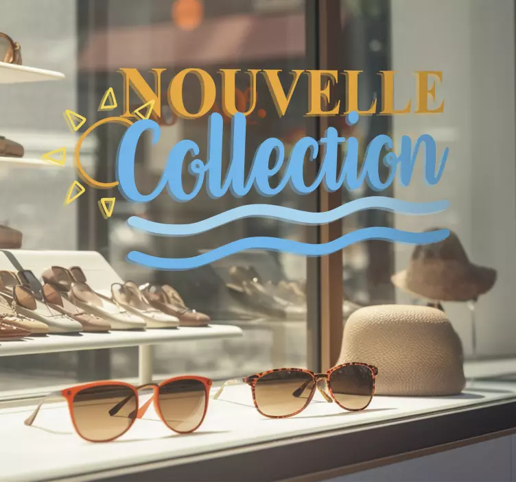 Sticker soldes nouvelle collection - TenStickers