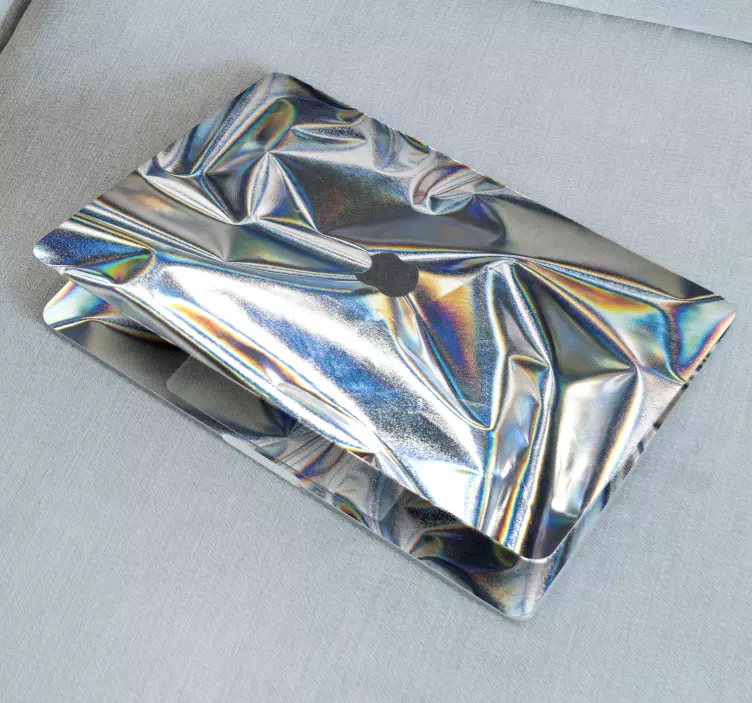 Sticker Texture Métallique holographique - TenStickers