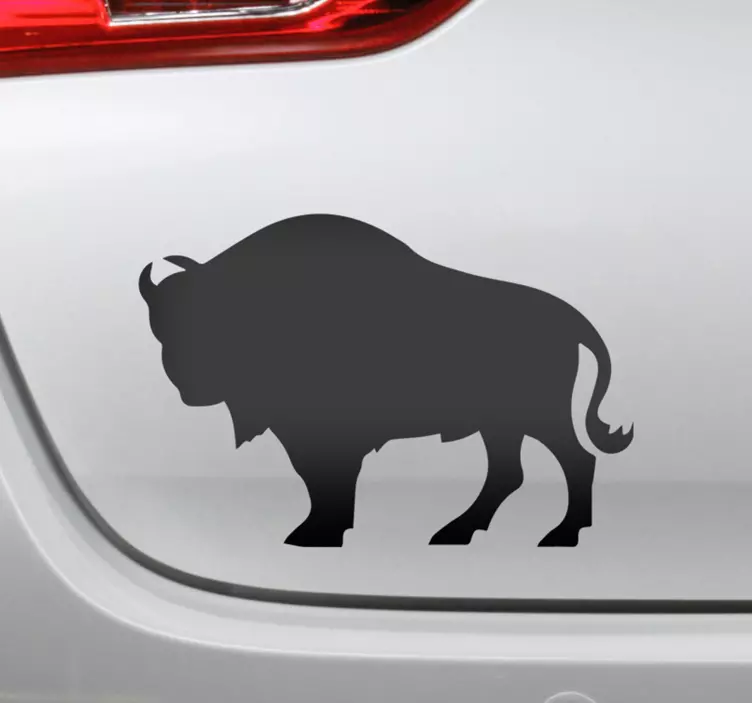 Sticker Voiture Bison - TenStickers
