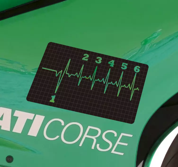 Décalcomanie sticker moto - TenStickers