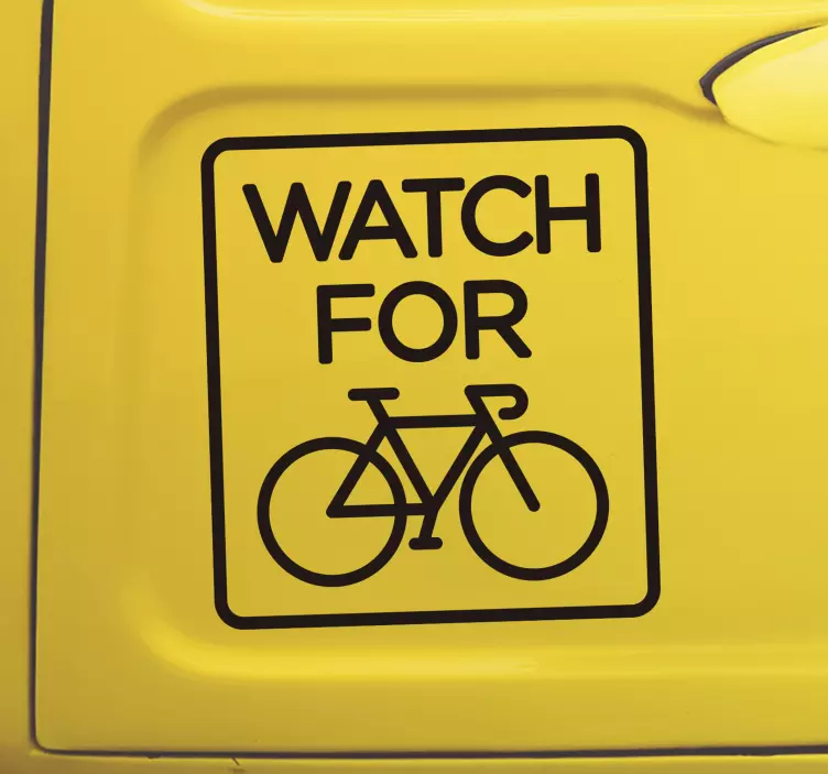 Autocollant de voiture pour cycliste - TenStickers