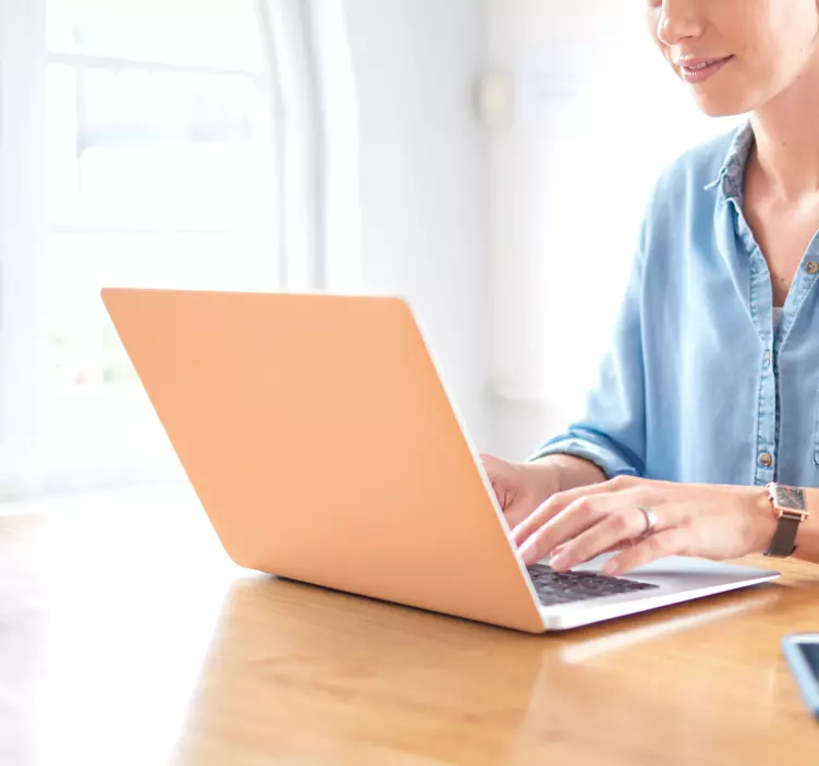 Skin pour ordinateur duvet de pêche - TenStickers