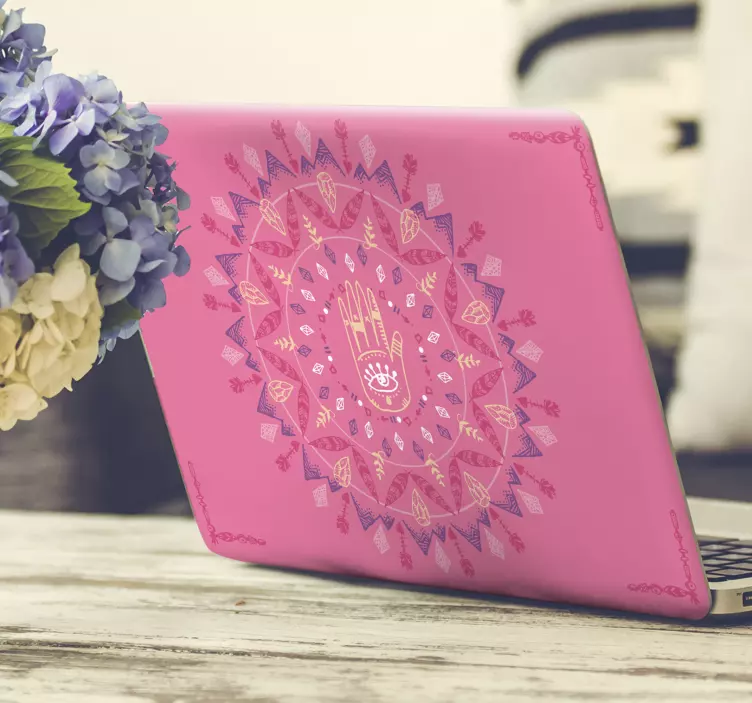 Sticker Abstrait Main de Fatma - TenStickers