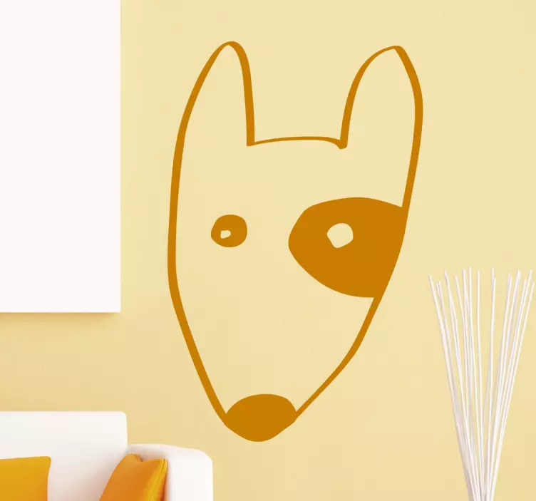Sticker amusant Bull Terrier - TenStickers