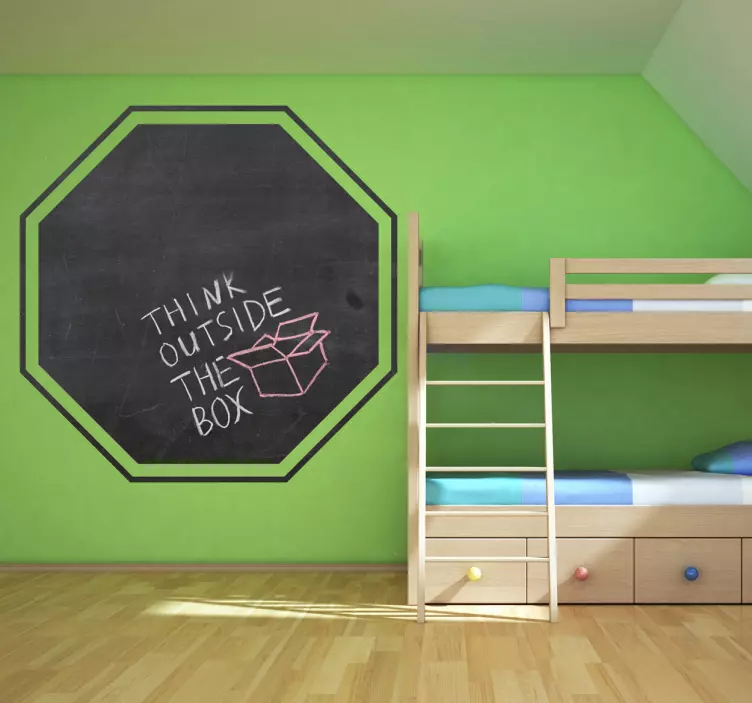 Sticker ardoise à craie panneau - TenStickers