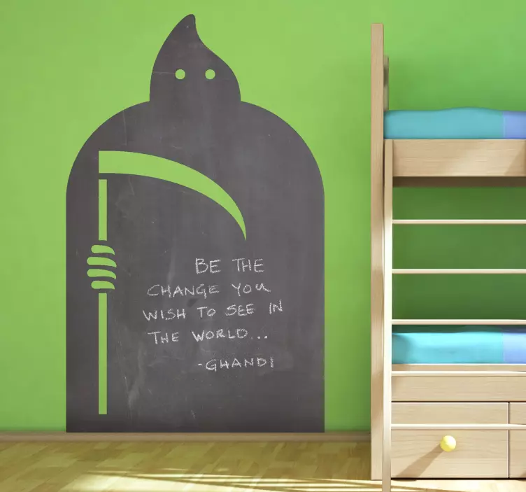 Sticker ardoise fauche mort - TenStickers