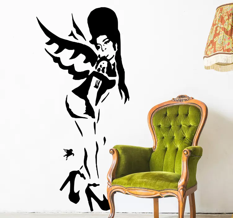 Art Stickers Deco Fée banksy - TenStickers