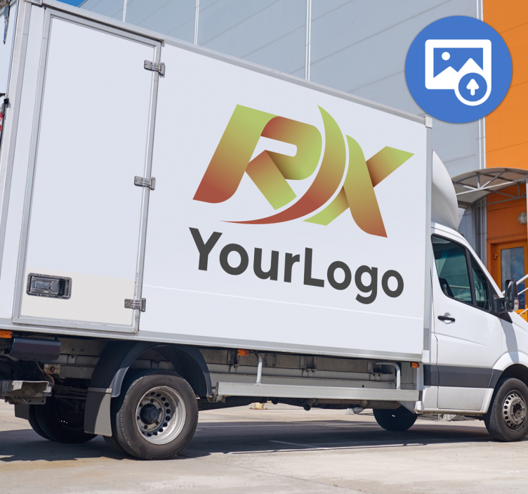 Sticker camion logo d'entreprise - TenStickers