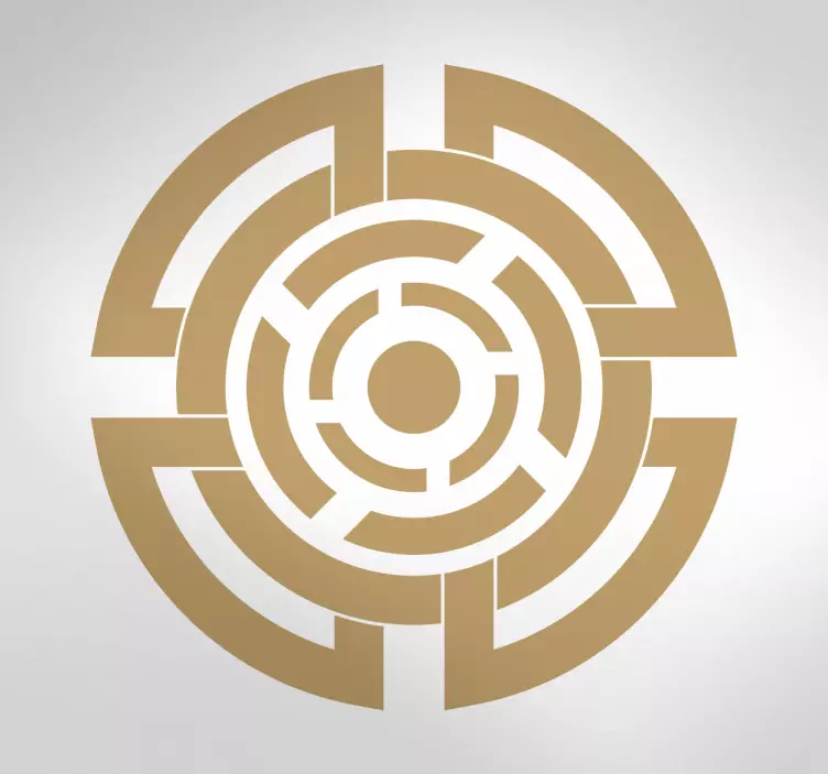 Sticker celtique circulaire - TenStickers