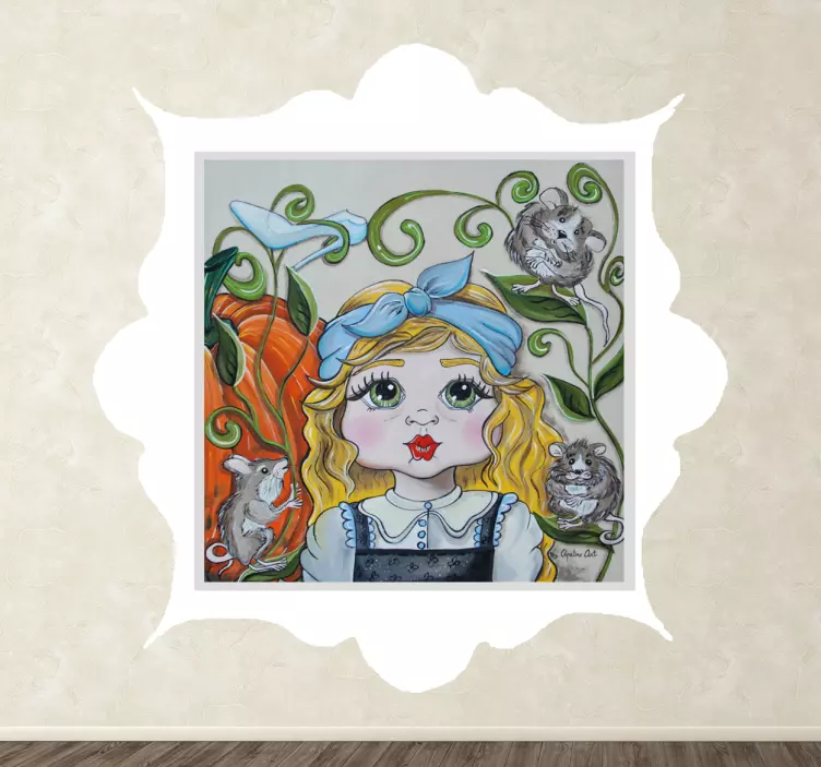 Sticker cendrillon - TenStickers