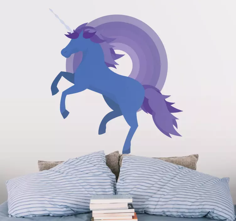 Sticker illustration image de licorne fantastique - TenStickers