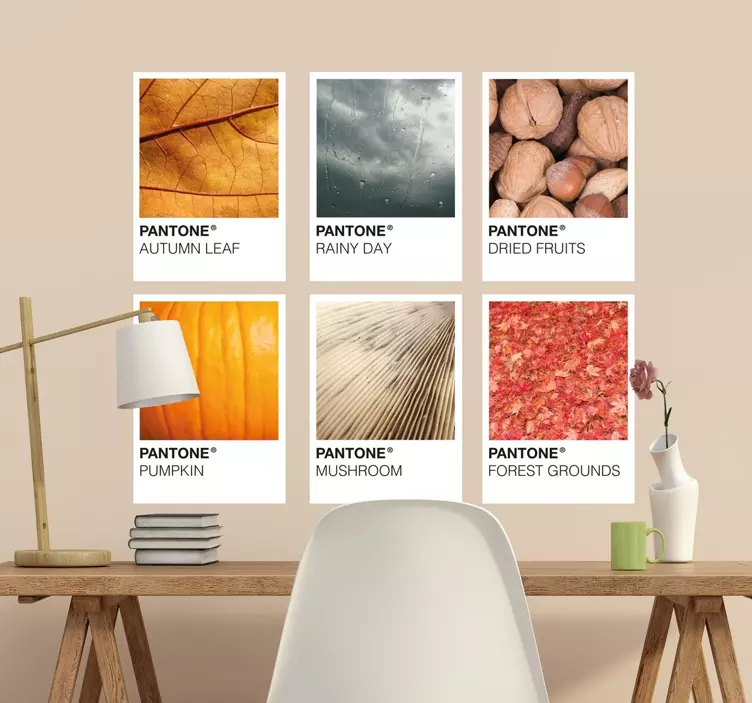 Sticker mural nature couleurs de l'automne - TenStickers