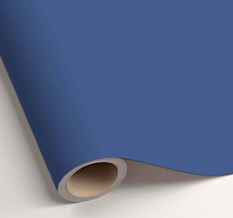 Sticker couleur uni bleu marine mat - TenStickers