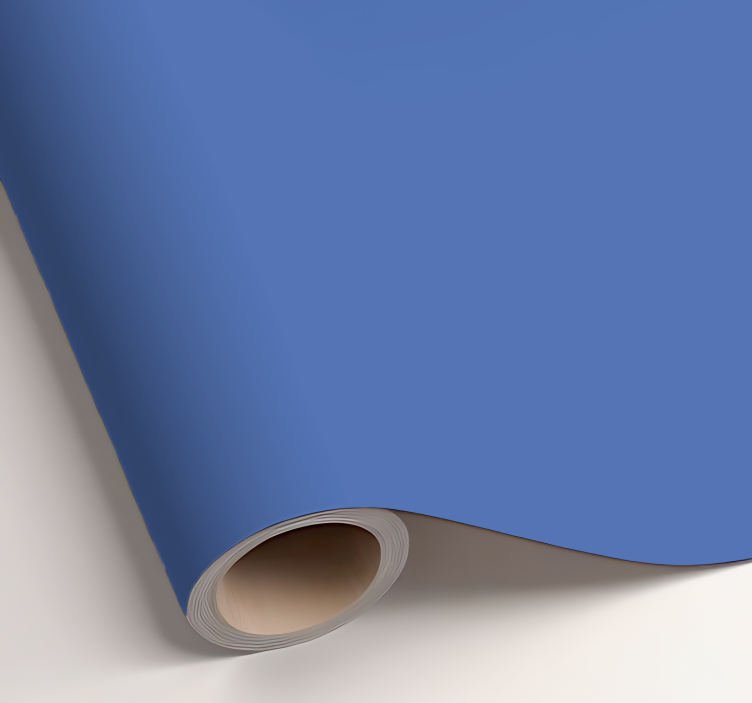 Sticker couleur uni bleu mat - TenStickers