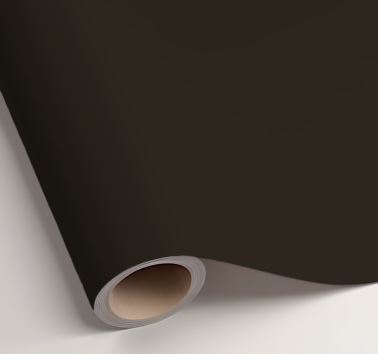 Sticker couleur uni brun foncé mat - TenStickers